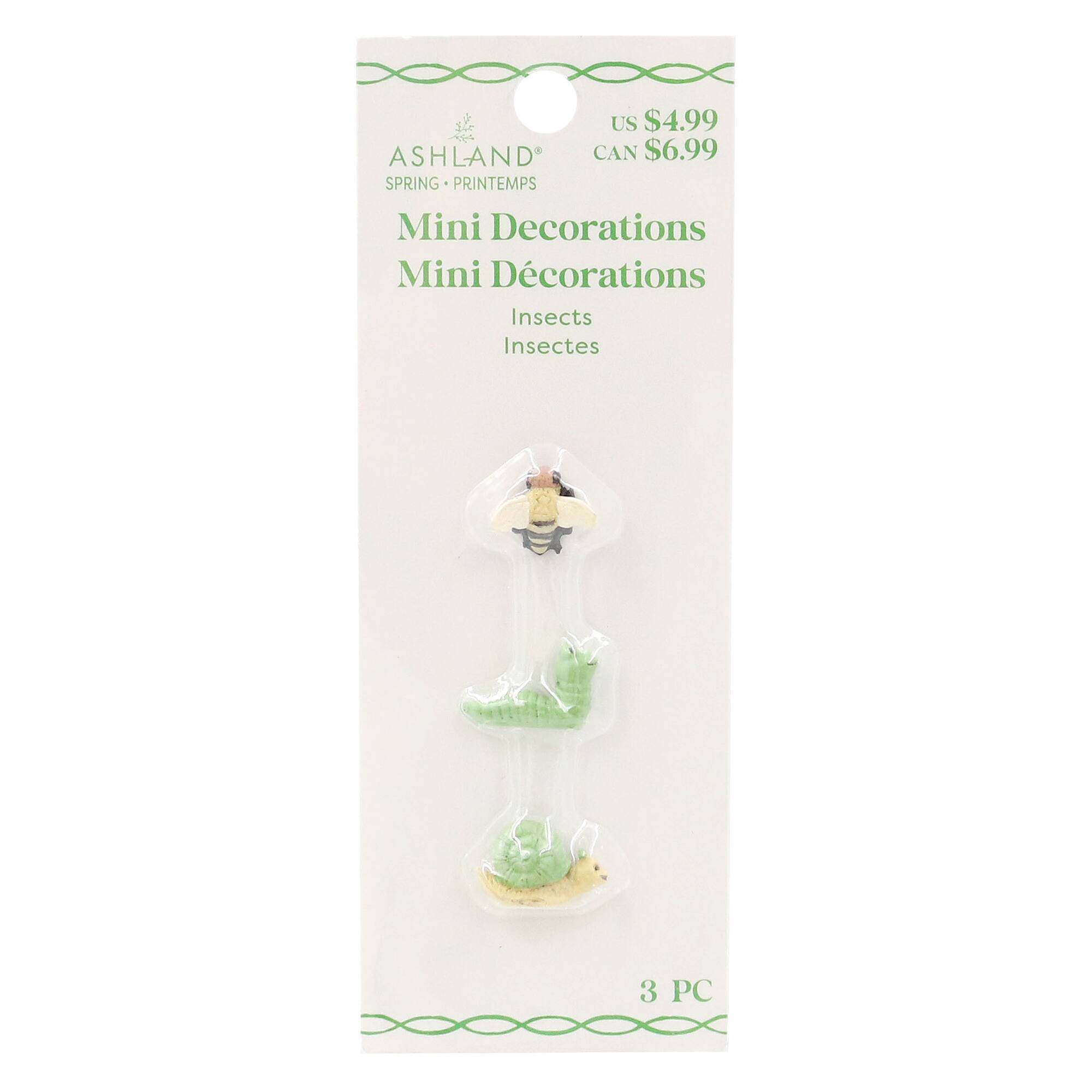 Mini Bee, Worm & Snail by Ashland®